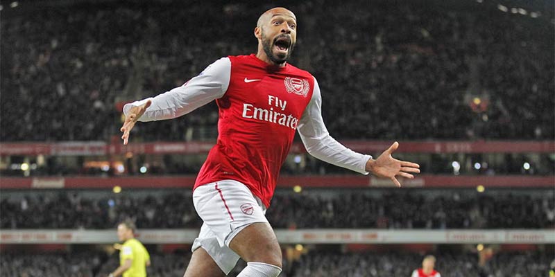 Thierry Henry hiện đang là cầu thủ ghi bàn nhiều nhất cho “Pháo thủ”